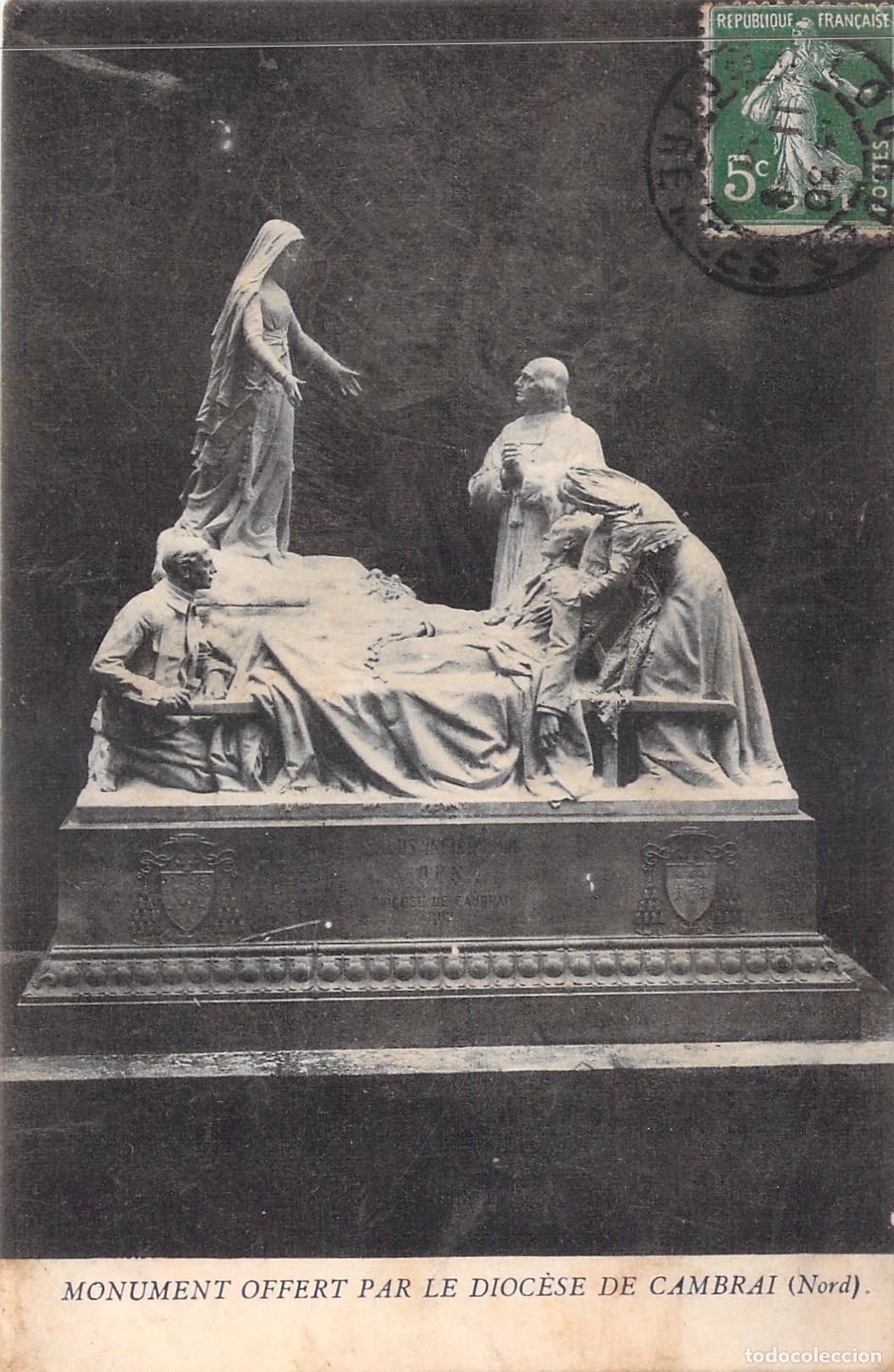 Postcards: Postal Monumento Ofrecido por la Di&oacute;cesis de Cambrai Nord
