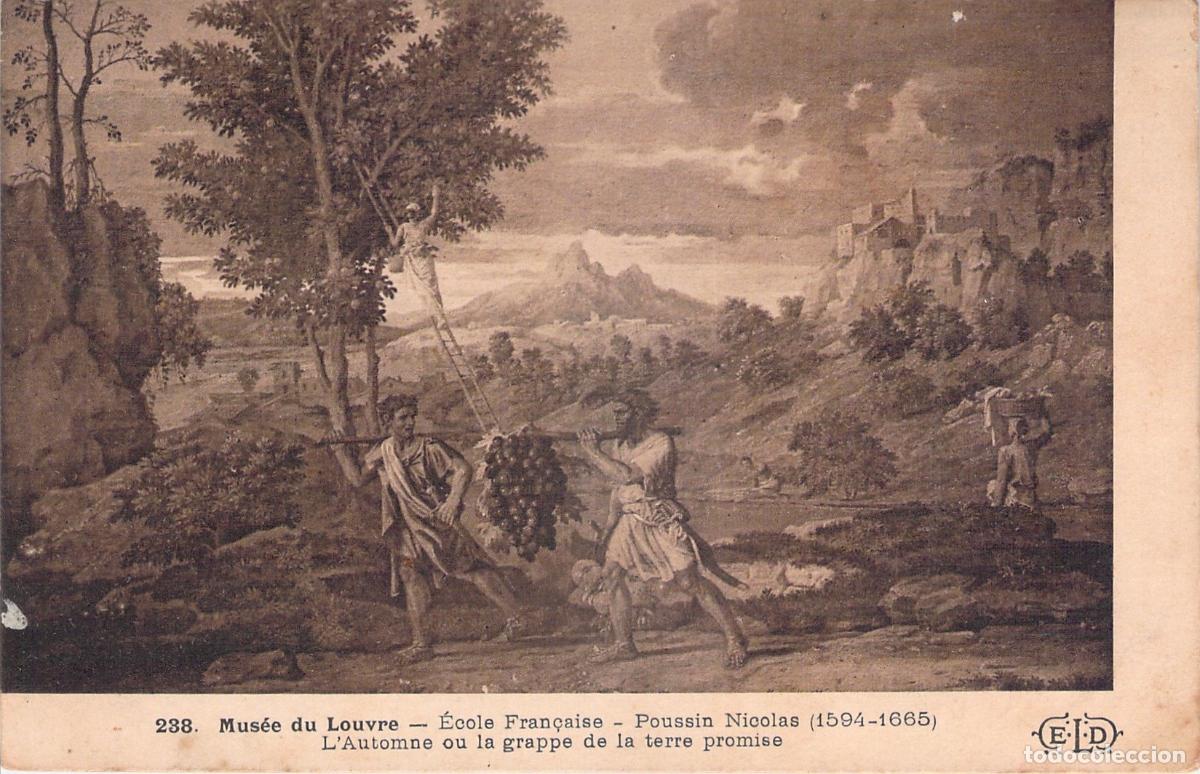 Cartoline: Postal Museo del Louvre, L'Automne de Nicolas Poussin