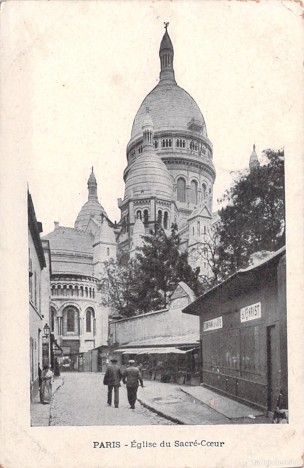Postkarten: Postal de la Bas&iacute;lica del Sagrado Coraz&oacute;n en Montmartre, Par&iacute;s