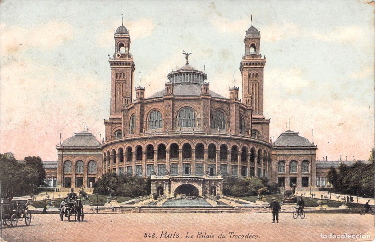 Postkarten: Postal de Par&iacute;s: El Antiguo Palacio del Trocadero