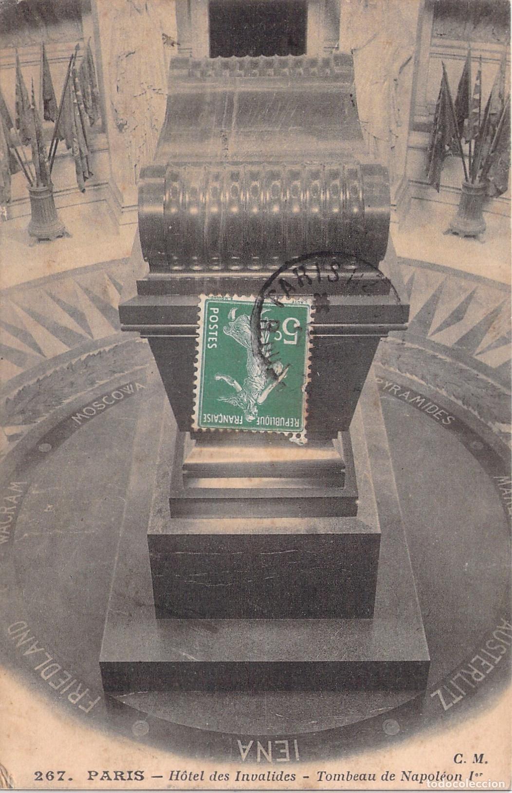 Postkarten: Postal de la Tumba de Napole&oacute;n I en Los Inv&aacute;lidos, Par&iacute;s