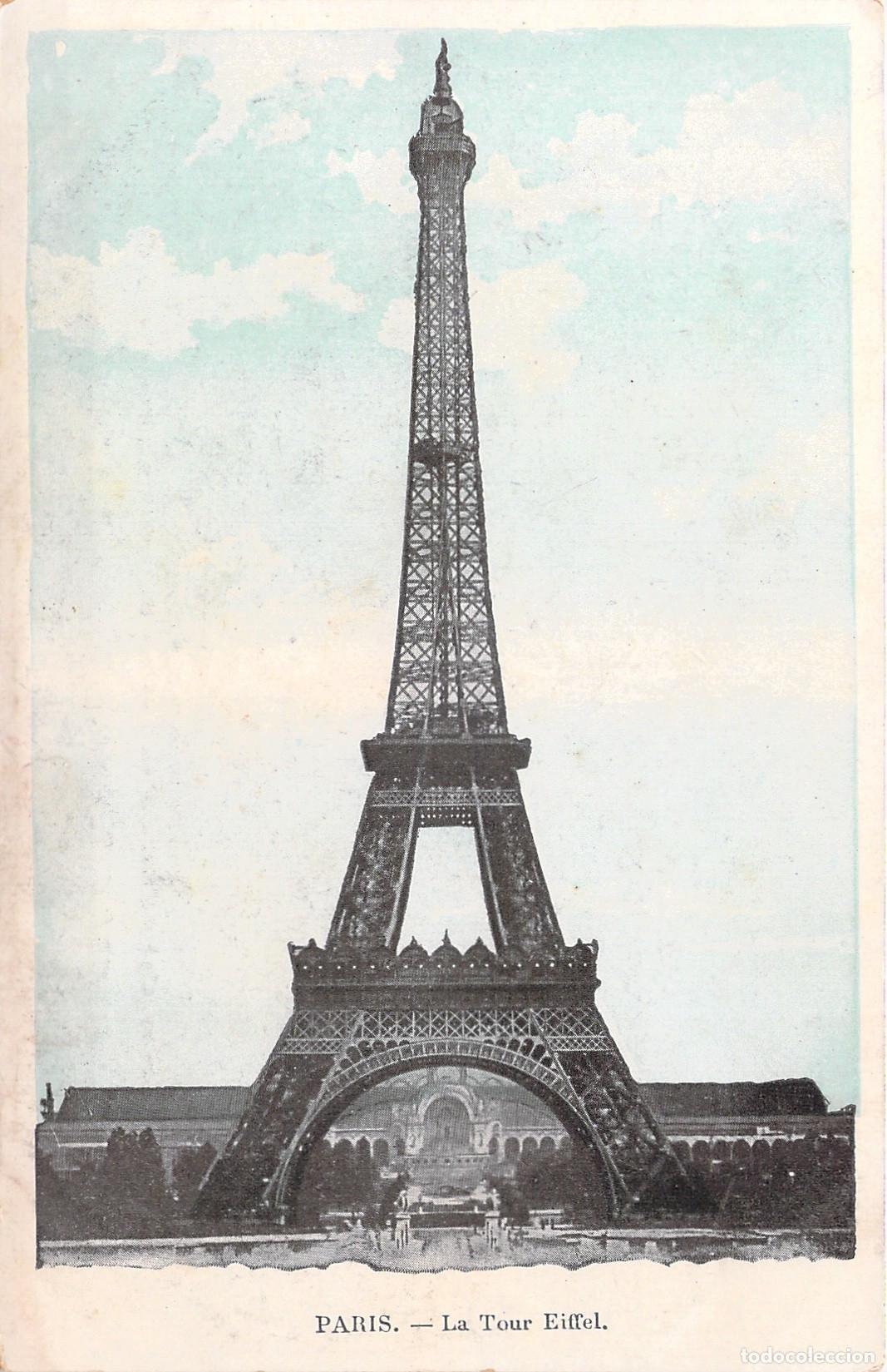 Postkarten: Tarjeta Postal de la Torre Eiffel en Par&iacute;s, Francia