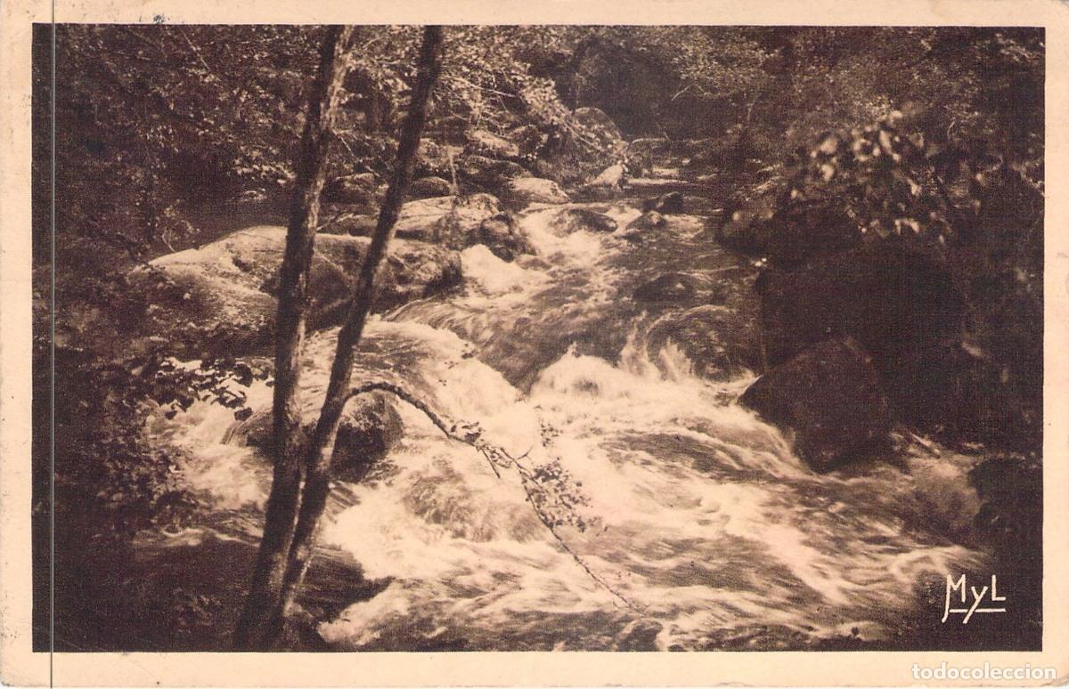 Postales: Tarjeta Postal Saint-Junien R&iacute;o La Glane Gouffre du Gu&eacute;-Giraud Francia