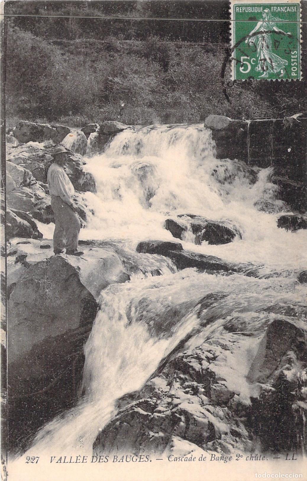 Postales: Postal de la Cascada de Bange en el Valle de Bauges