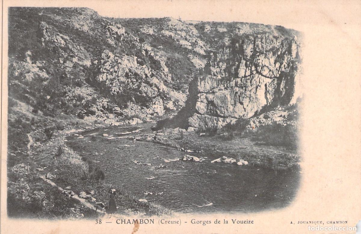 Postales: Postal de las Gargantas del Voueize en Chambon, Creuse, Francia