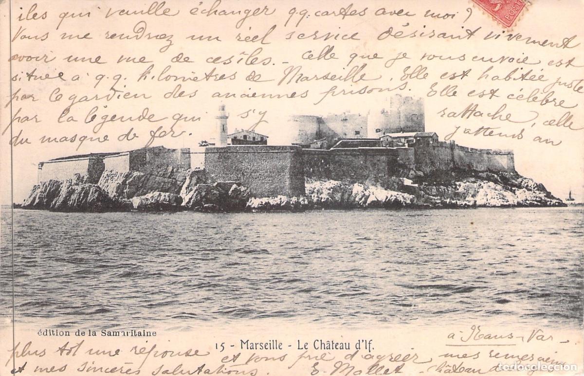 Postkarten: Postal de Marsella - El Castillo de If, Francia