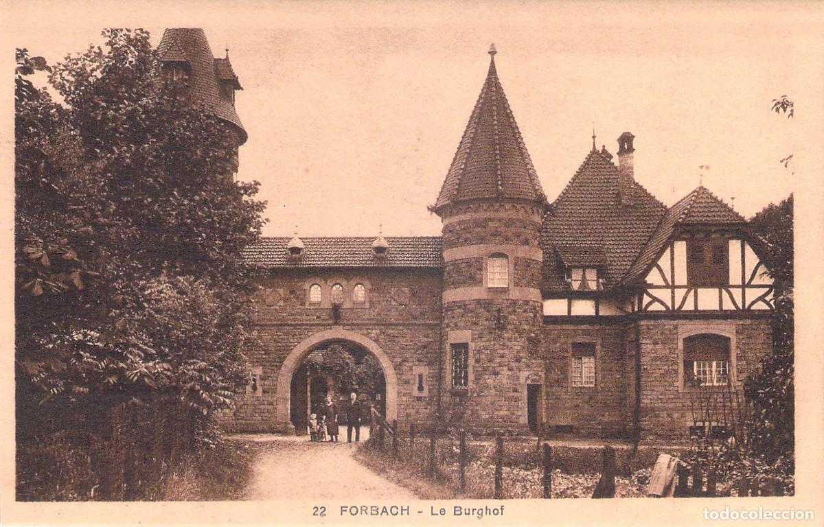 Postales: Postal de Forbach - Edificio Hist&oacute;rico Le Burghof en Francia
