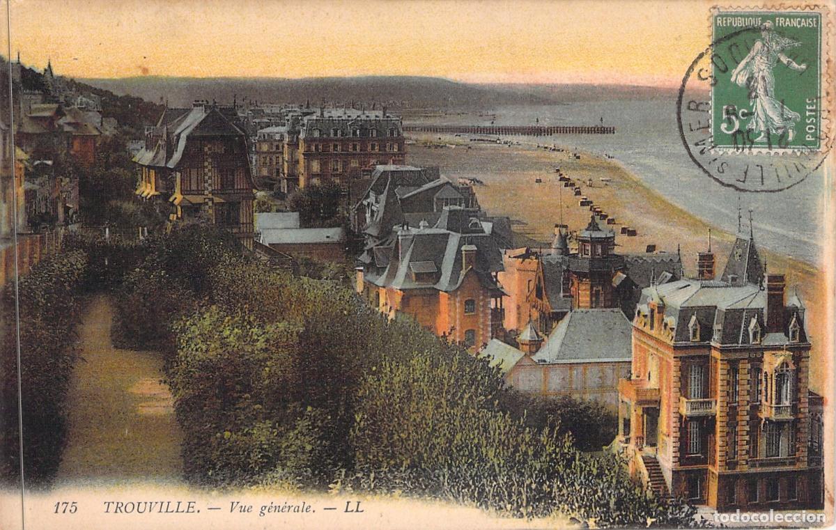 Postales: Postal de la Vista General de Trouville-sur-Mer, Francia