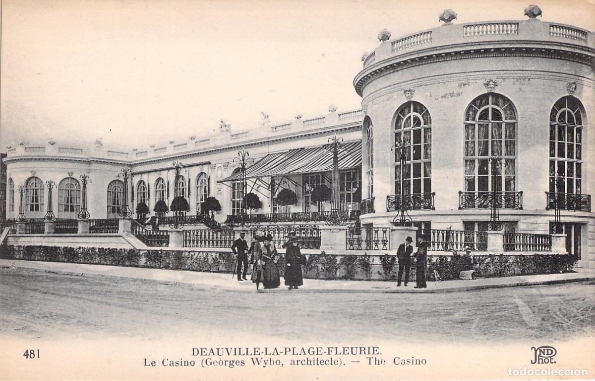Postales: Postal del Casino de Deauville-la-Plage-Fleurie, Francia