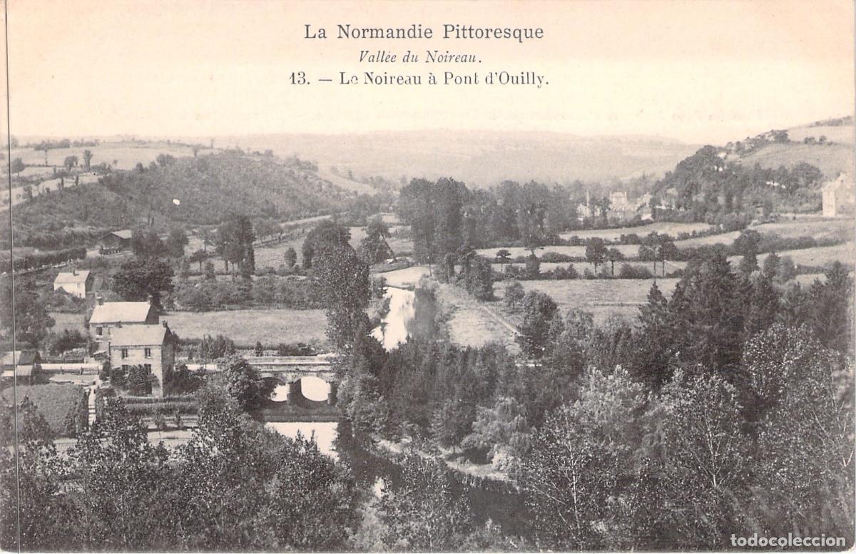 Postales: Postal de la Vall&eacute;e du Noireau en Pont-d'Ouilly, Normand&iacute;a