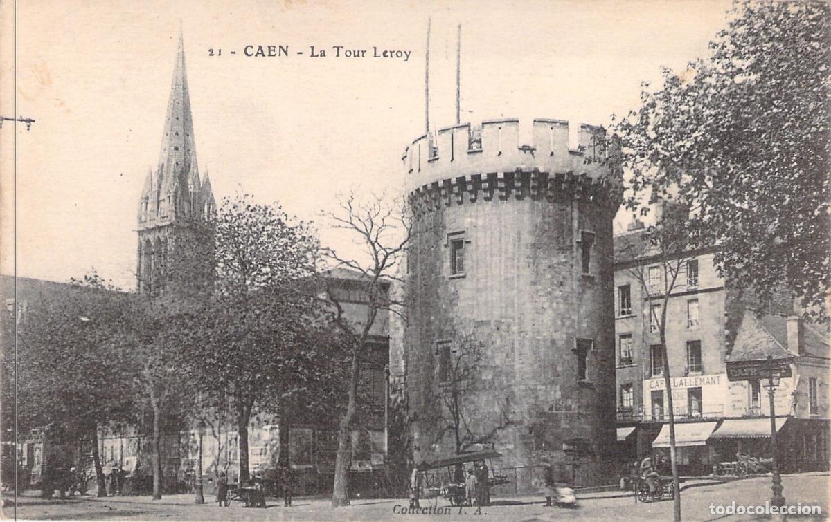 Postales: Postal de Caen, Francia - La Tour Leroy y Arquitectura Medieval