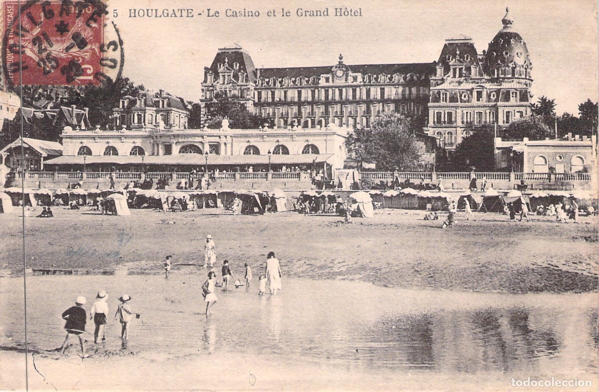 Postales: Postal de Houlgate: El Casino y el Gran Hotel frente al Mar