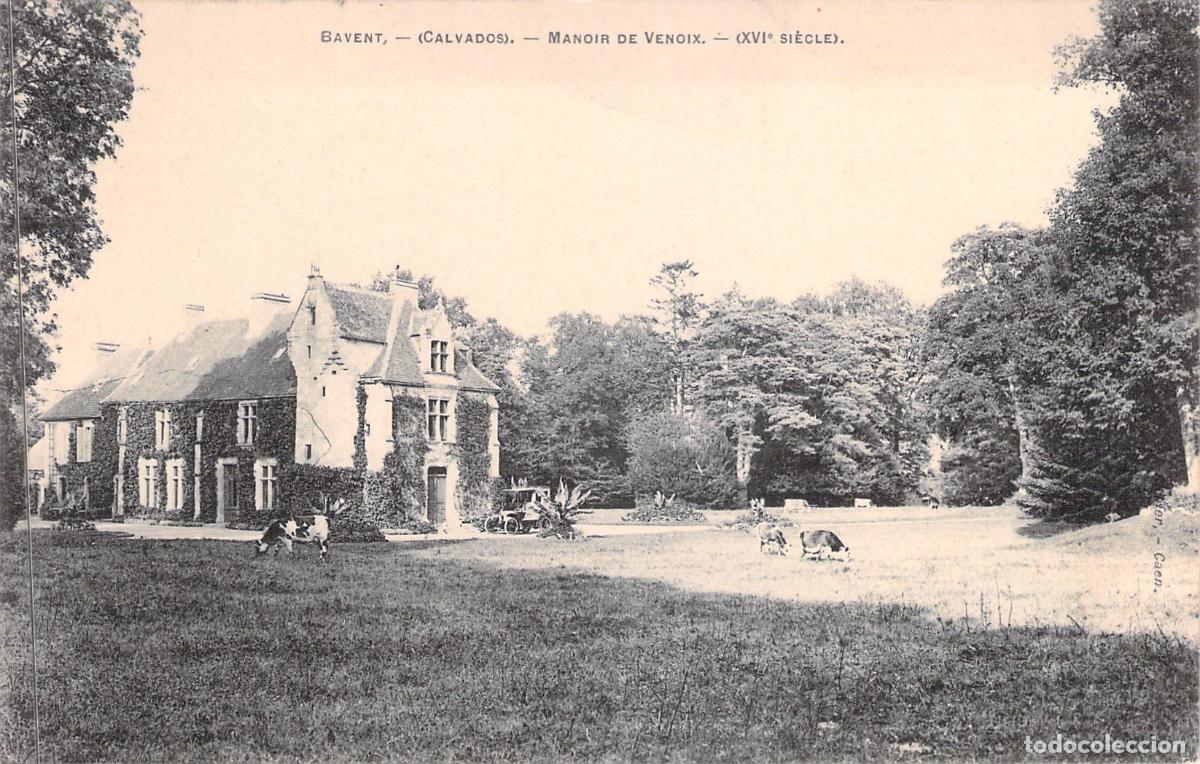 Postales: Postal de Bavent, Calvados - Manoir de Venoix, Francia