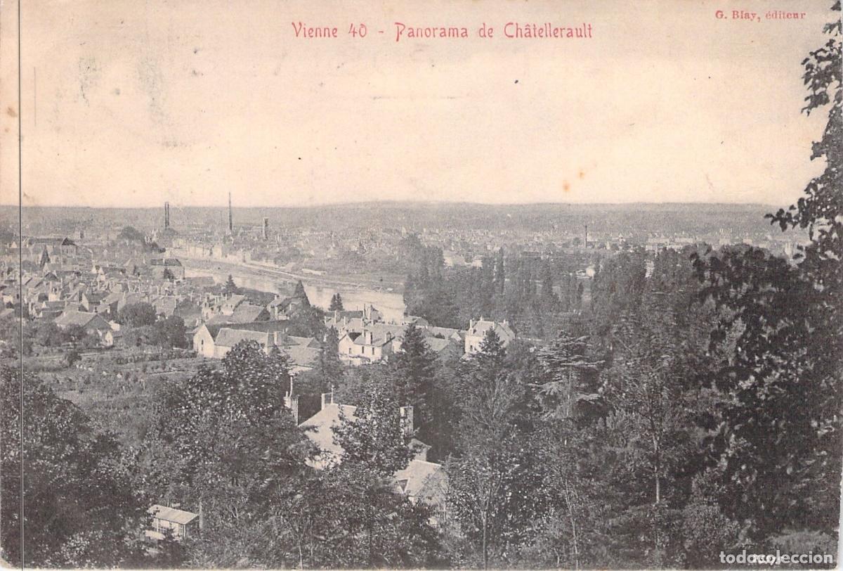 Postales: Postal de Panorama de Ch&acirc;tellerault, Vienne, Francia