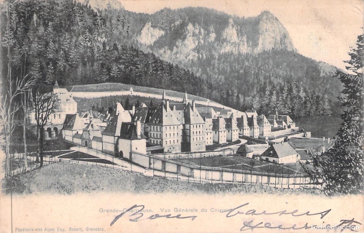 Postales: Postal de la Grande Chartreuse, Vista General del Convento, Francia