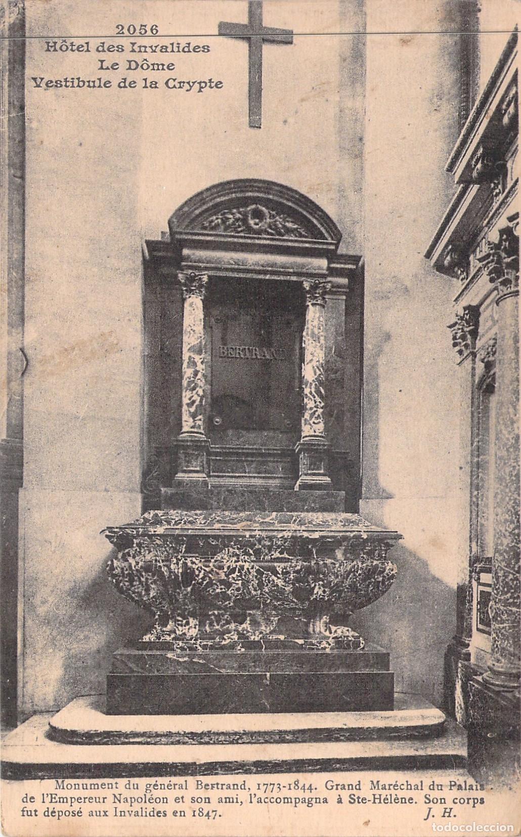 Postales: Postal Monumento General Bertrand, H&ocirc;tel des Invalides, Par&iacute;s