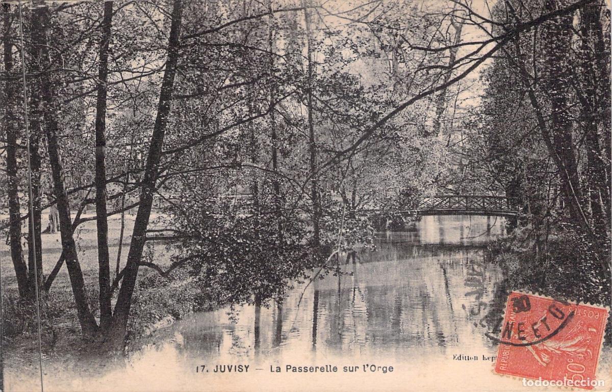 Postales: Postal de Juvisy-sur-Orge, Pasarela sobre el r&iacute;o Orge