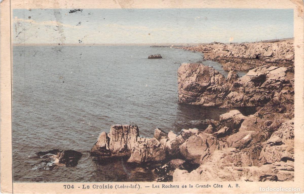Postales: Postal de Le Croisic, Les Rochers de la Grande C&ocirc;te, Francia