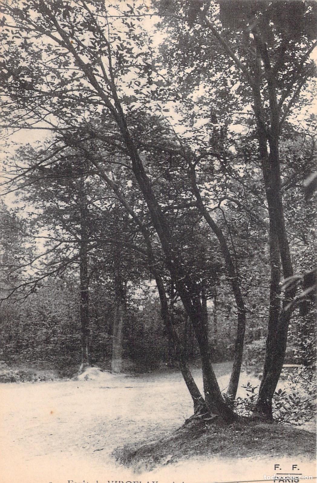 Postales: Postal Antigua del Bosque de Viroflay, Francia
