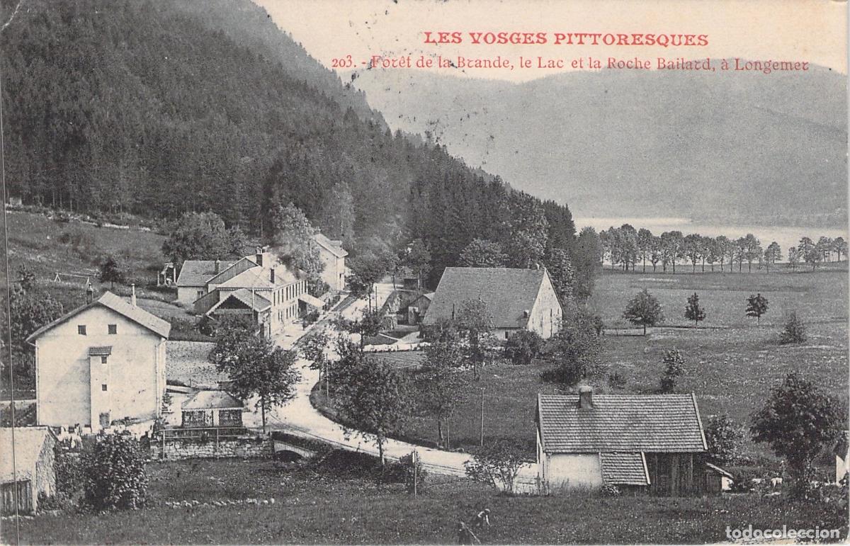Postales: Postal de la For&ecirc;t de la Brande y el Lago de Longemer en los Vosgos