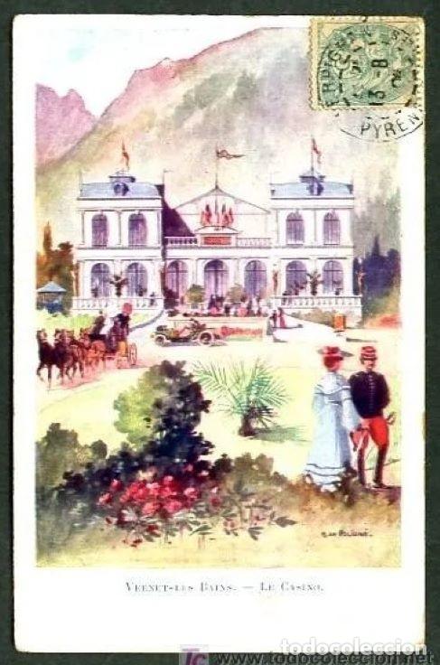 Postais: Francia-66- Vernet-les-Bains. *Le Casino* Circulada 1906.