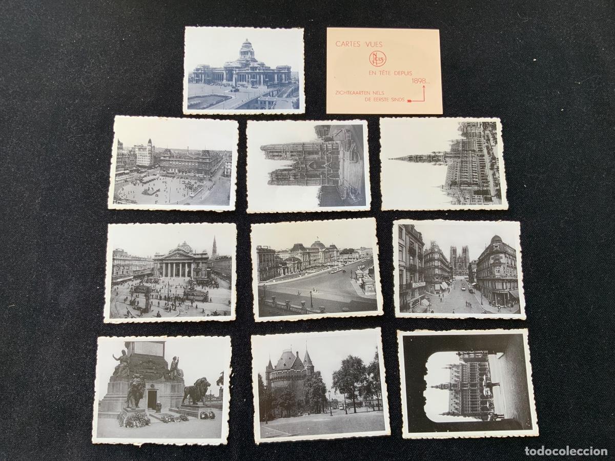 Postales: Mini postales, Bruxelles Snapshots, serie 1, bromurite, 10 uds. 9,5x7cm, Belgica , Bruselas.