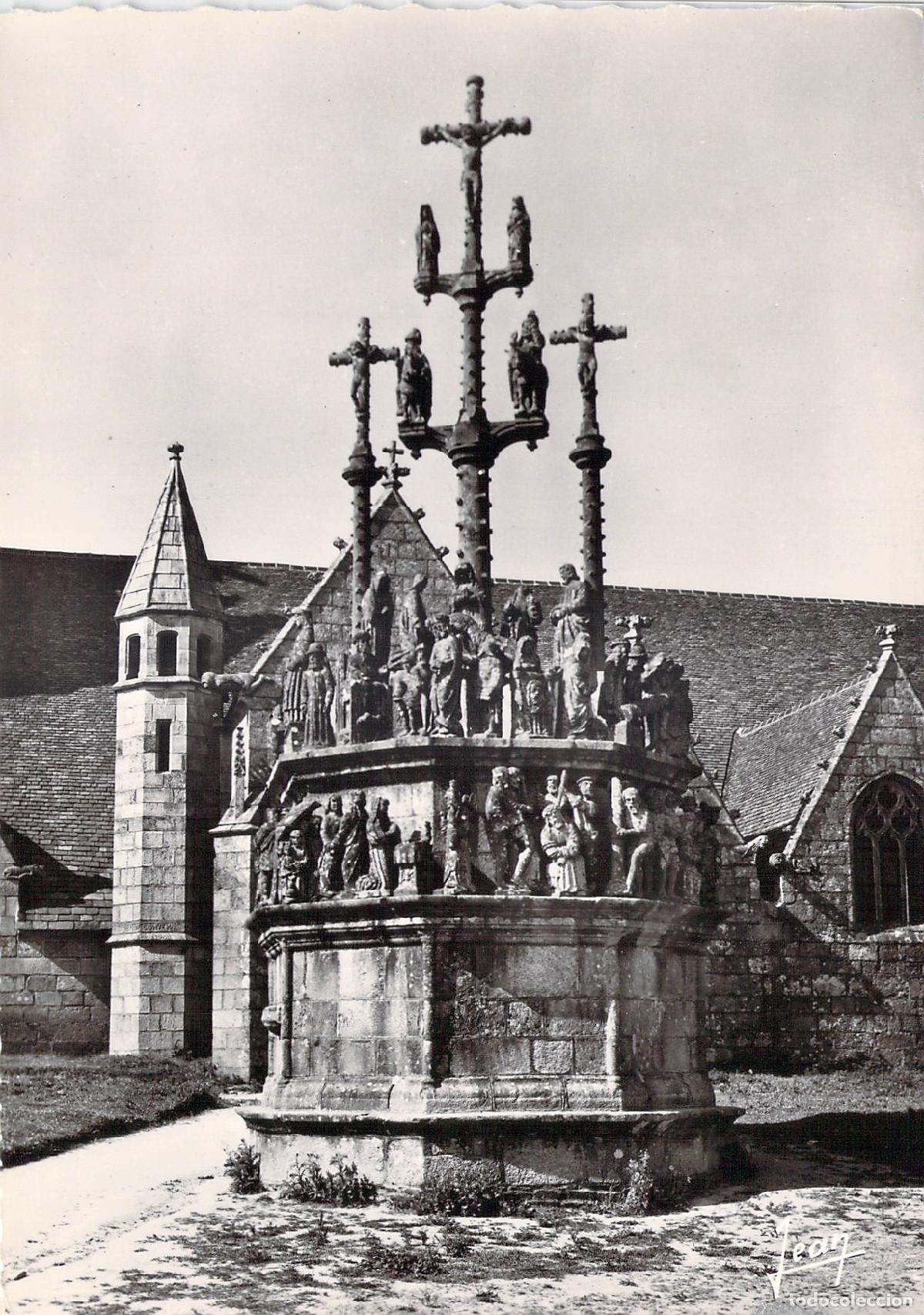 Postcards: Postal de Calvario de Plougonven, Breta&ntilde;a, Francia
