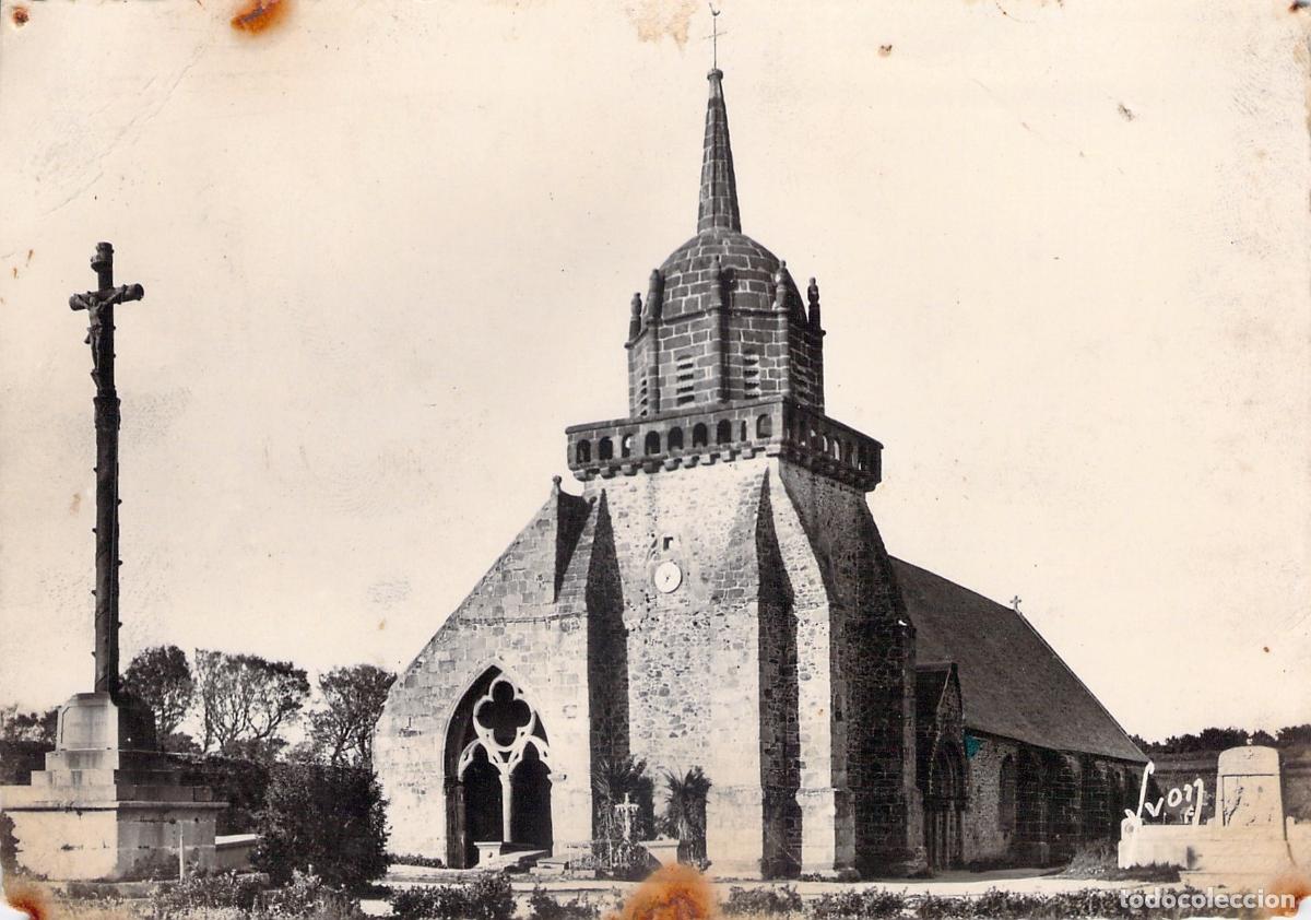 Postcards: Postal de la Iglesia y el Calvario en Perros-Guirec