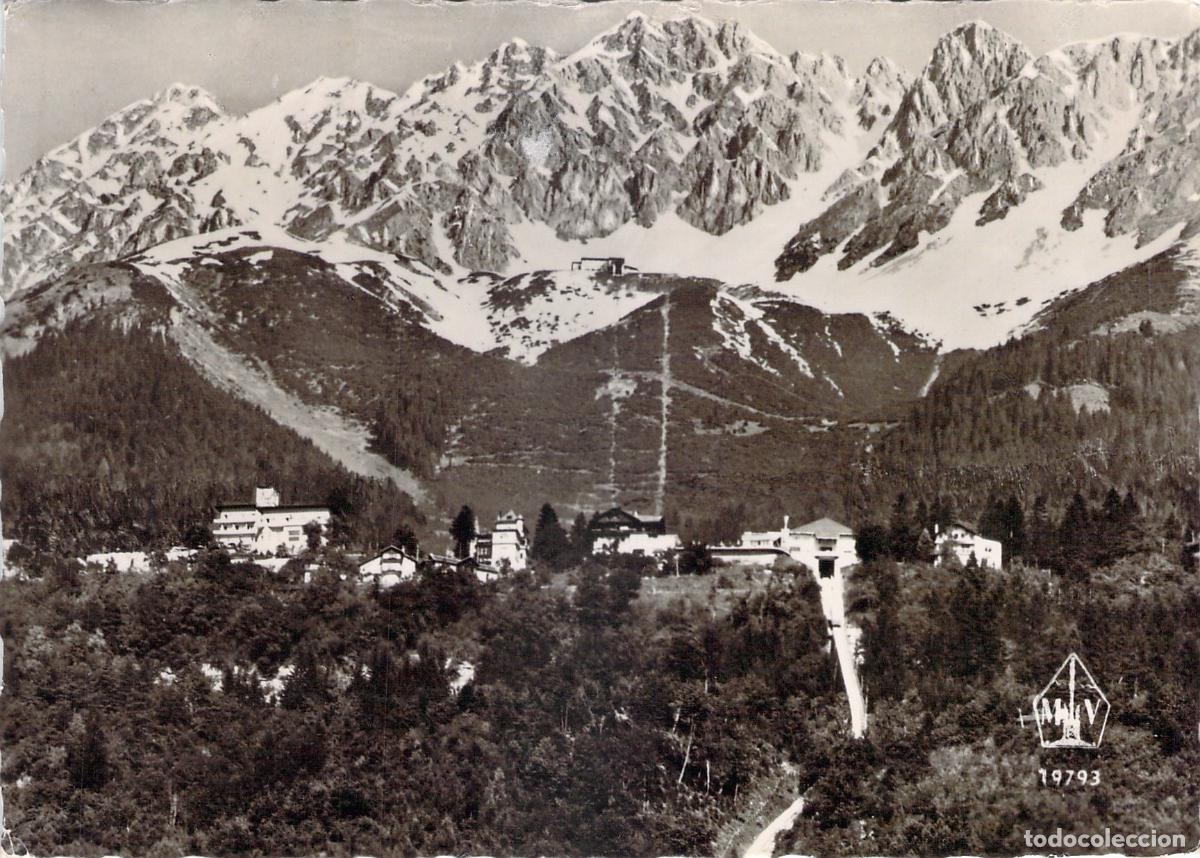 Postcards: Postal de Innsbruck, Hungerburg y Seegrube, Alpes Austr&iacute;acos