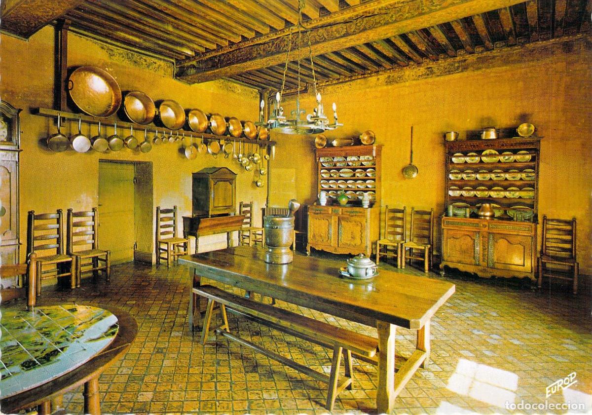 Cartes Postales: Postal Castillo de la Roche-Courbon Comedor Saintongeais