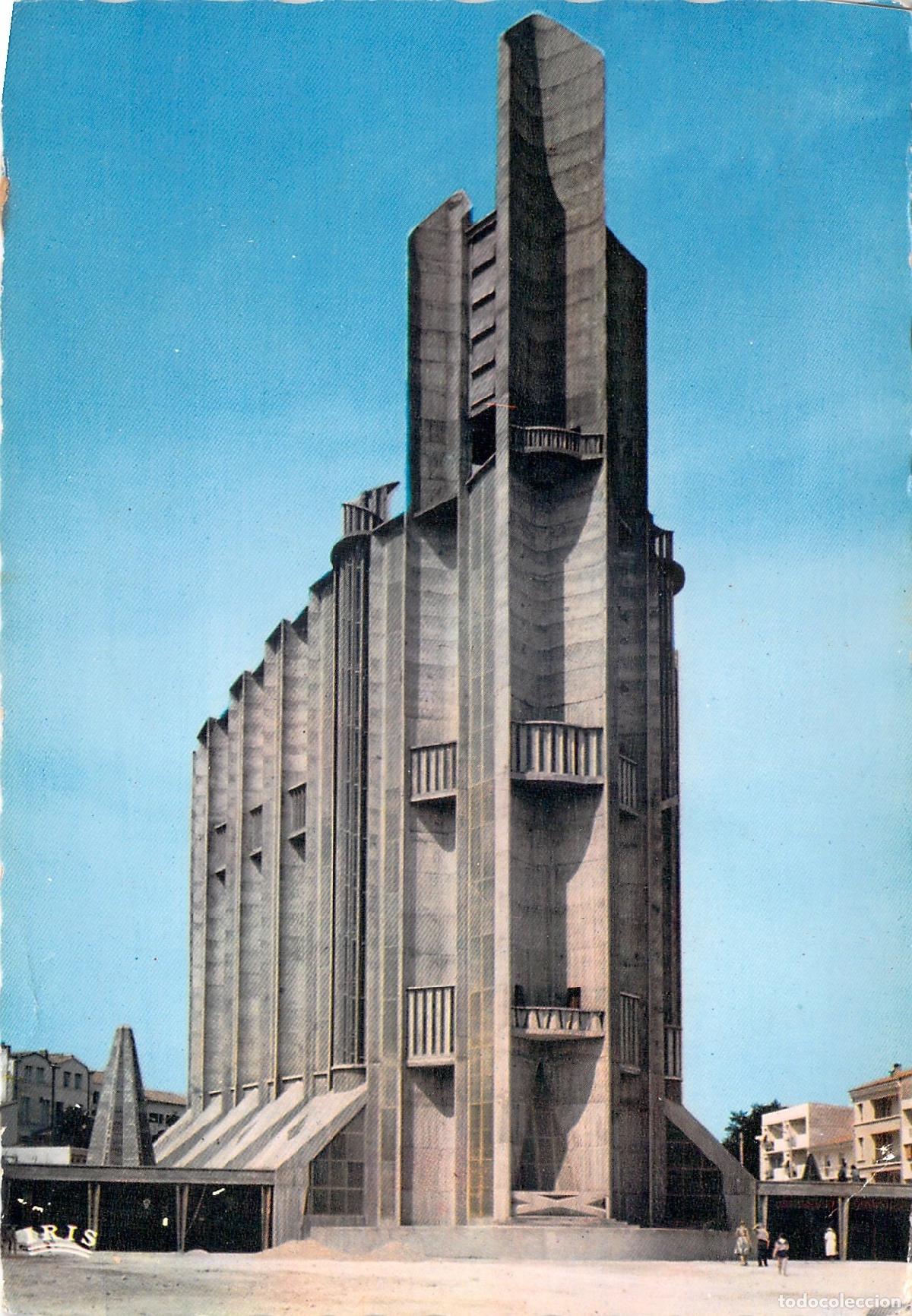 Cartoline: Postal de la Iglesia Notre-Dame en Royan, Francia - Arquitectura Moderna