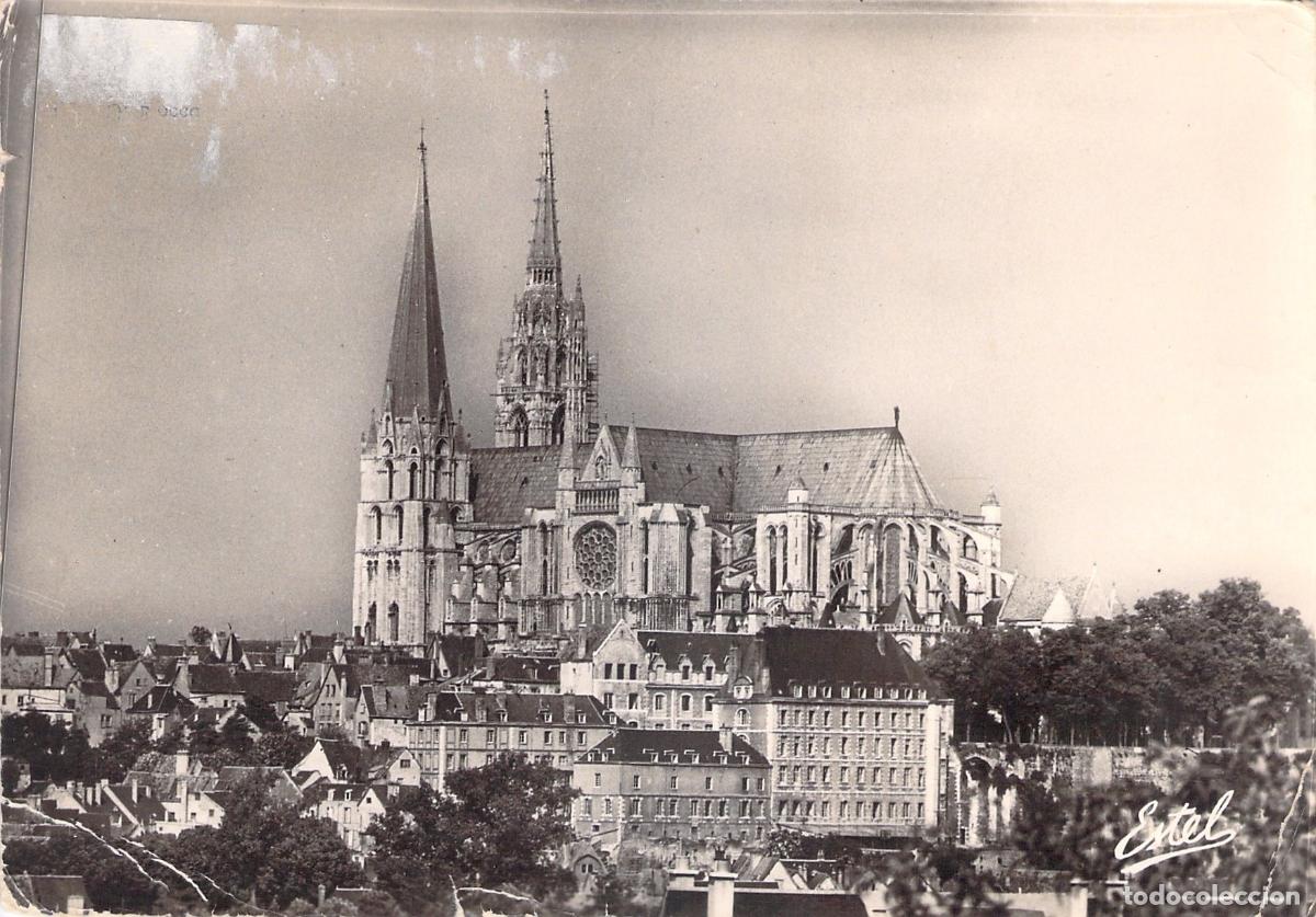 Postales: Postal de la Catedral de Chartres, Francia - Foto Real
