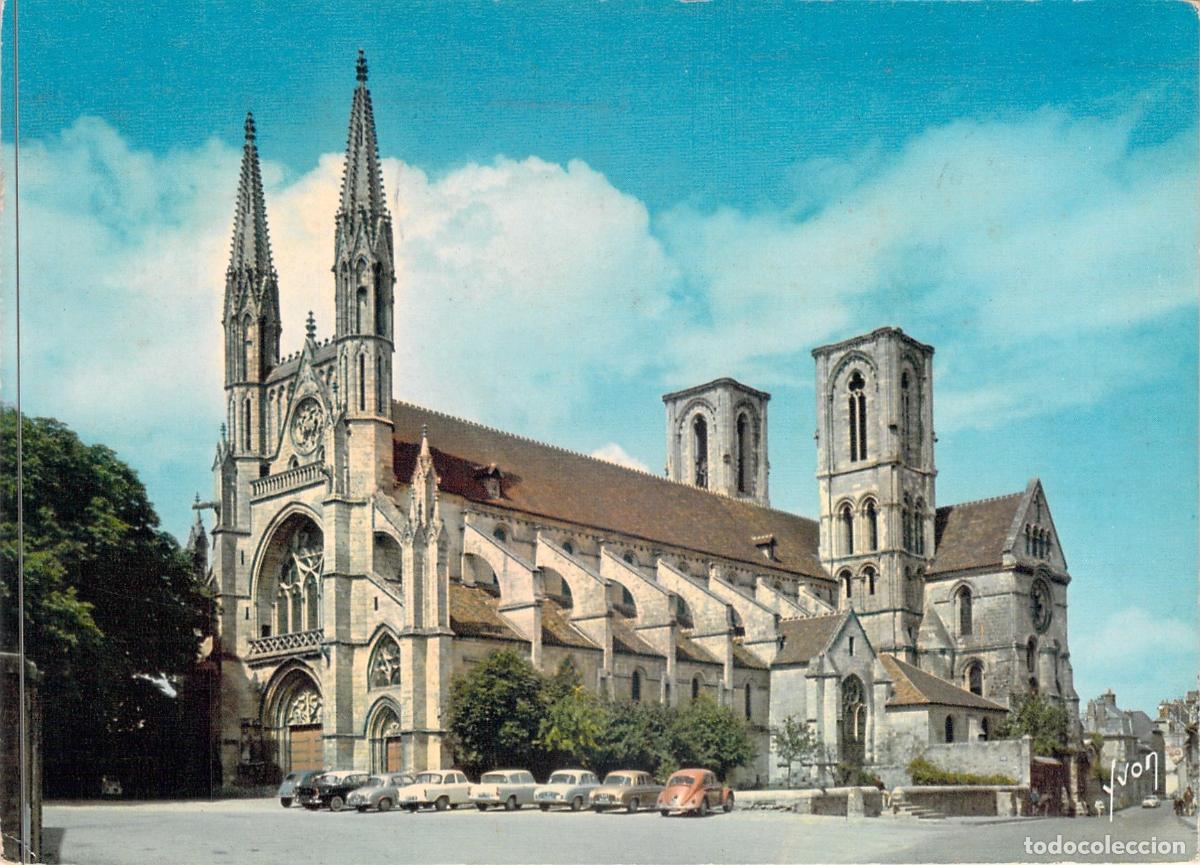 Postales: Tarjeta Postal Iglesia de San Mart&iacute;n en Laon, Aisne, Francia