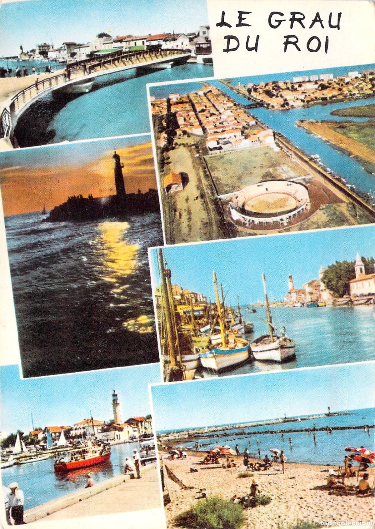 Postales: Postal de Le Grau-du-Roi, Francia - Vistas del Puerto y Playa