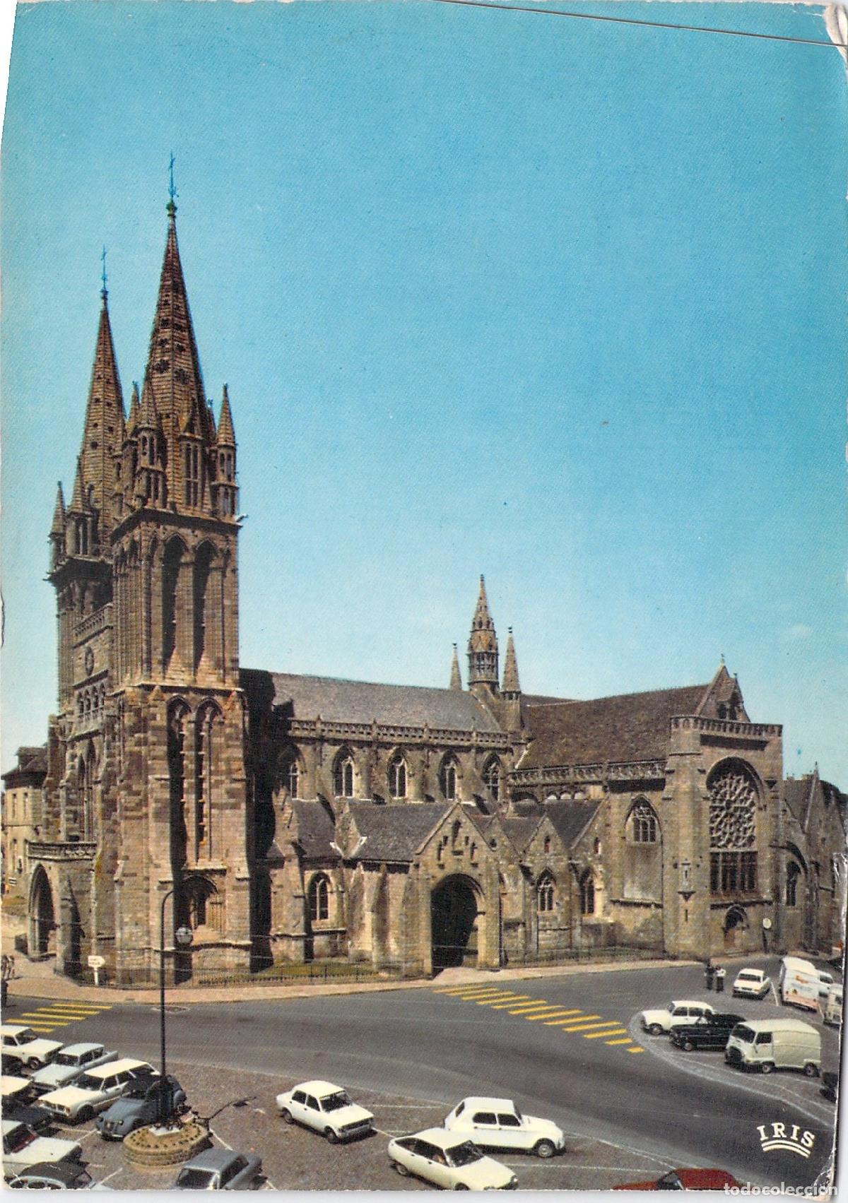 Postales: Postal de la Antigua Catedral de Saint-Pol-de-L&eacute;on, Francia