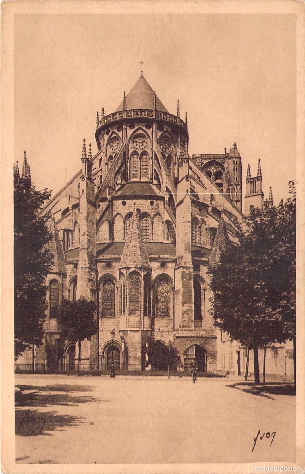 Postales: Postal de la Catedral de Bourges, Francia - Vista del &Aacute;bside