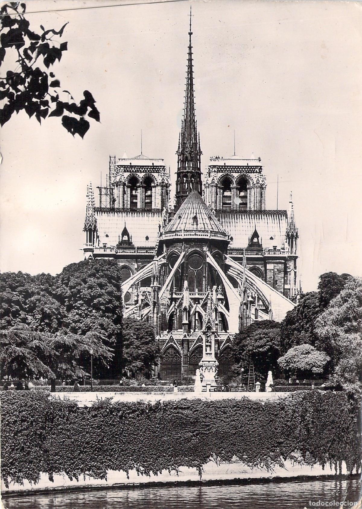 Postales: Postal de la Catedral de Notre-Dame de Par&iacute;s - El &Aacute;bside