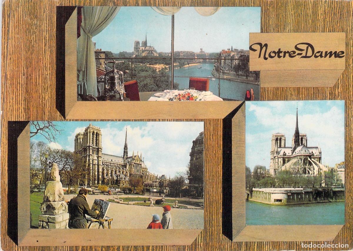 Postales: Postal Multivista de la Catedral Notre-Dame de Par&iacute;s