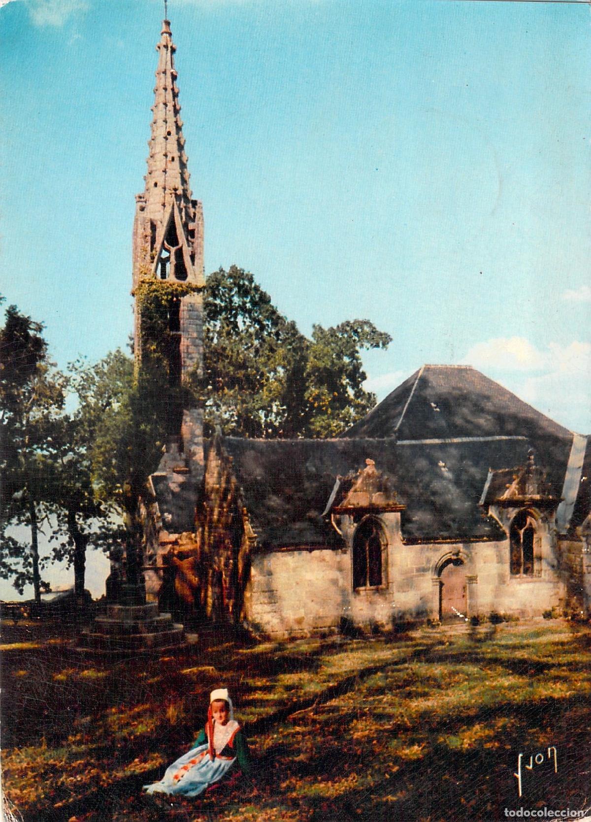 Postales: Postal de la Capilla de San Juan en Plougastel, Breta&ntilde;a