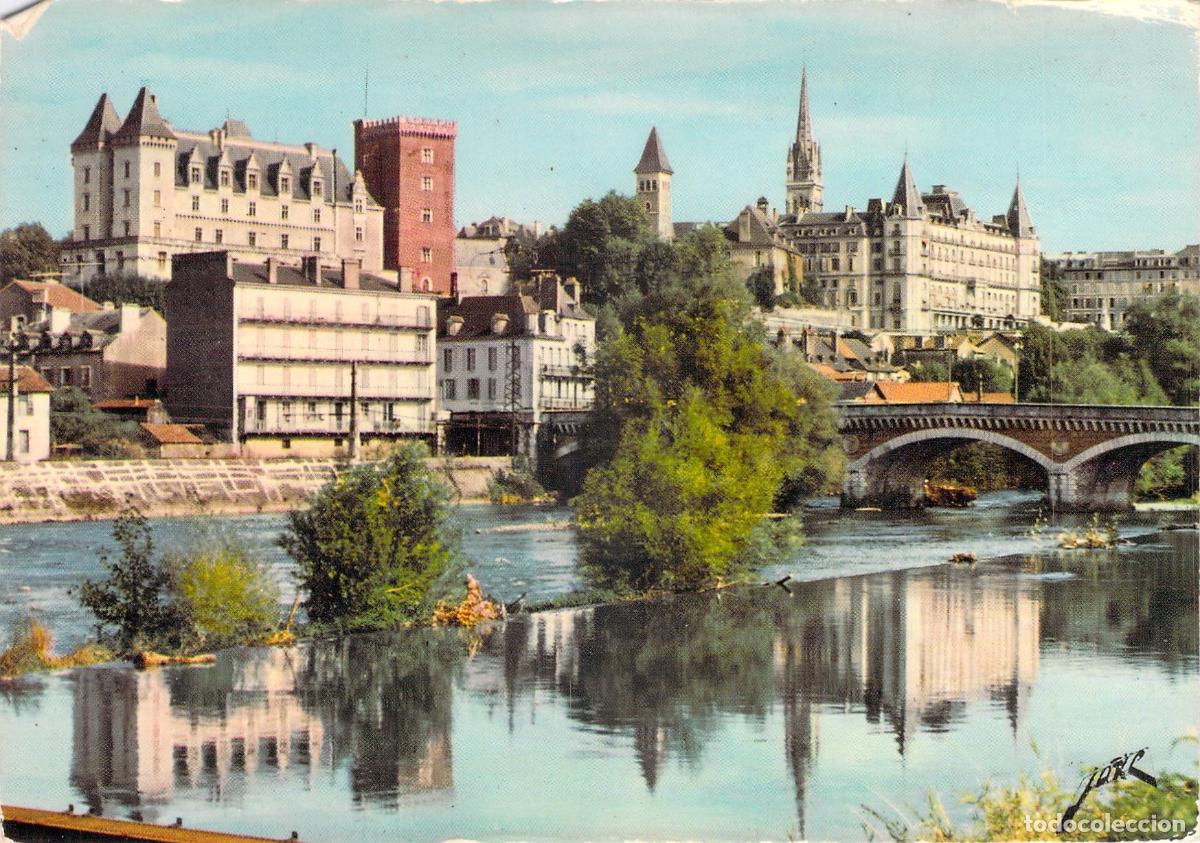 Postales: Postal del Castillo de Henri IV en Pau, Francia - Fachada Sur