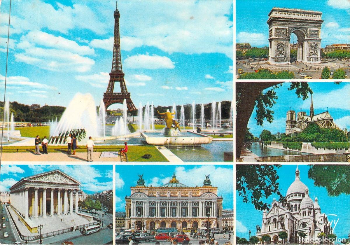Postcards: Postal de Par&iacute;s: Monumentos y Maravillas de la Ciudad Luz