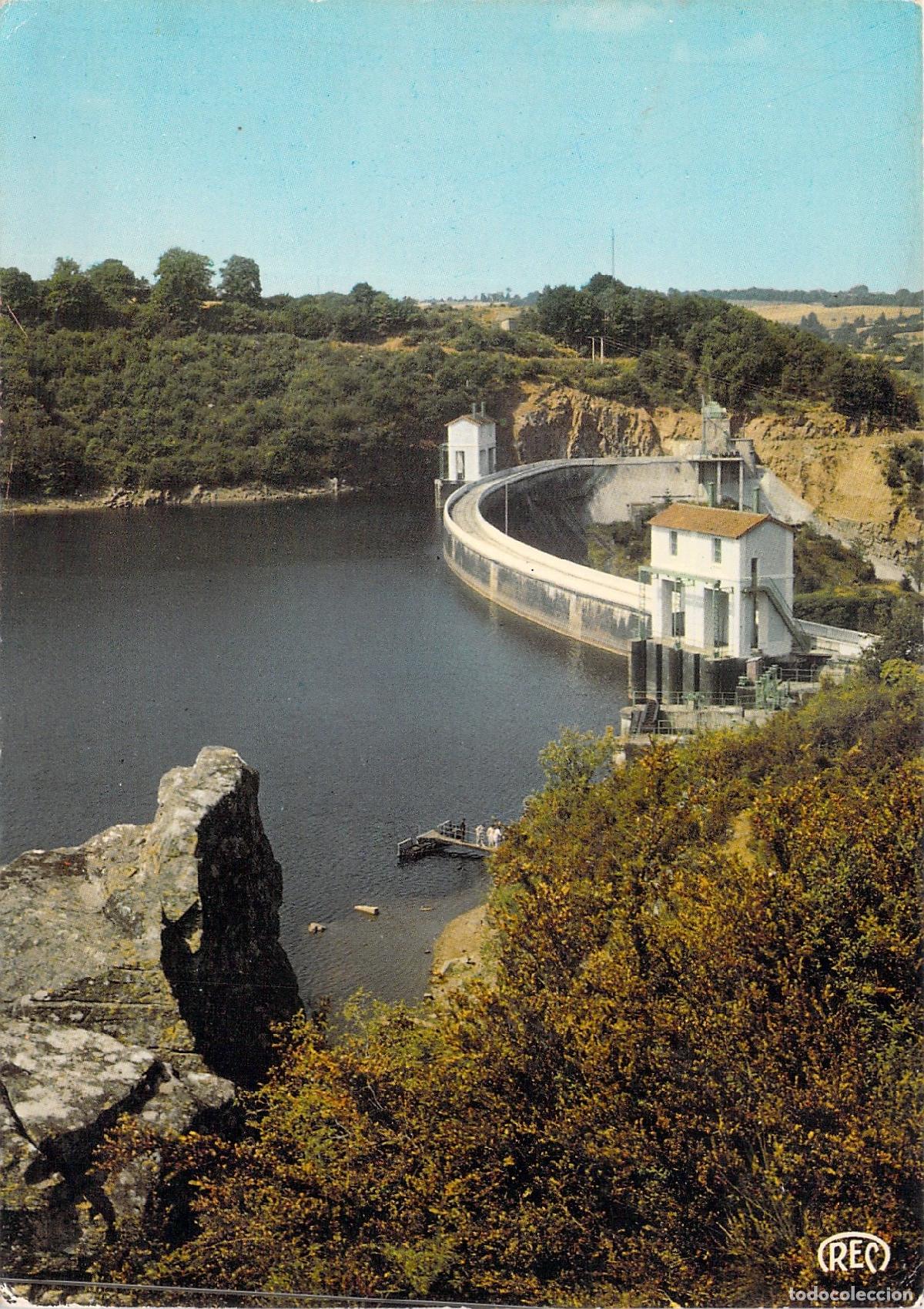 Postcards: Postal del Embalse de Eguzon en el Valle del Creuse, Indre