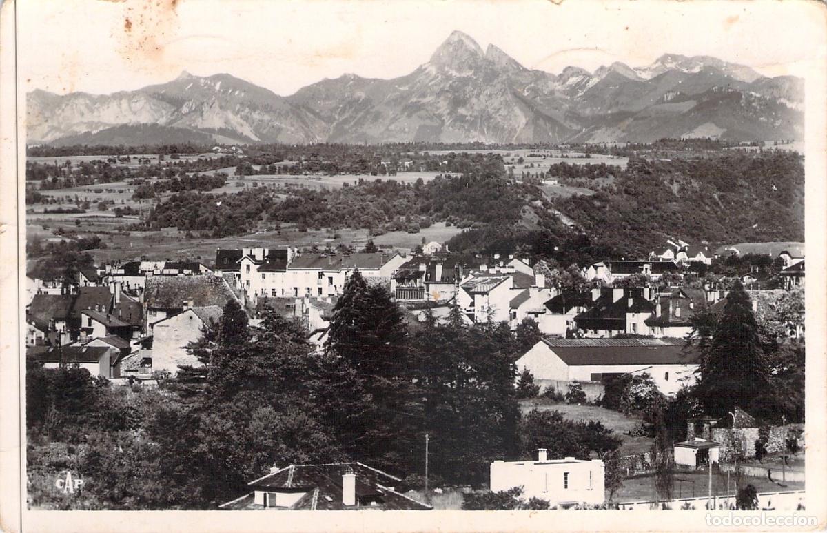 Postcards: Postal de Thonon-les-Bains y Monta&ntilde;a Dent d'Oche, Francia