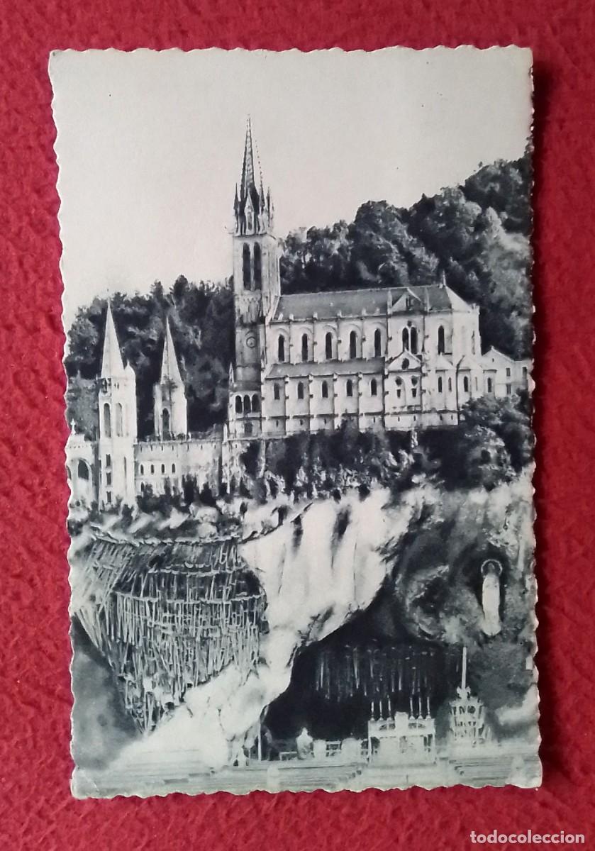 Cartes Postales: POSTAL POST CARD CARTE POSTALE FRANCIA FRANCE LOURDES LA GROTTE ET BASILIQUE GRUTA Y BAS&Iacute;LICA...