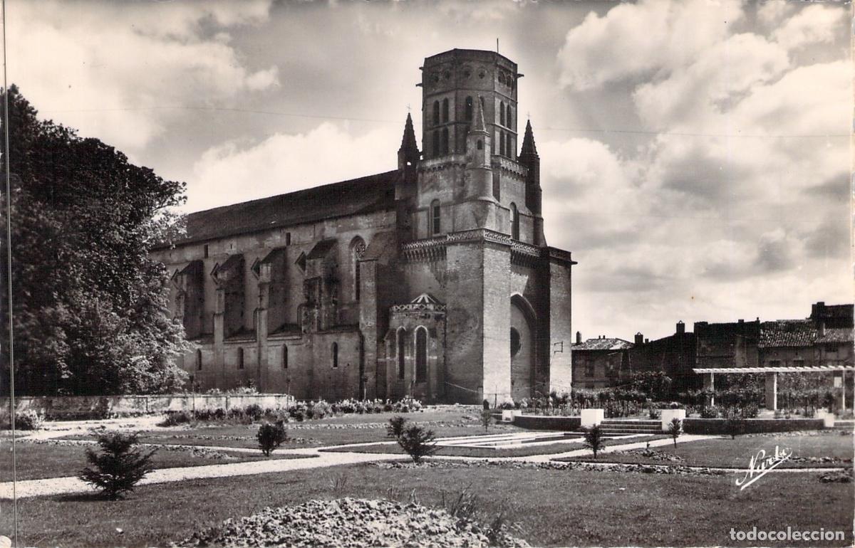 Postcards: Postal de la Catedral Saint-Alain y Plaza G&eacute;n&eacute;ral Bressolles en Lavaur