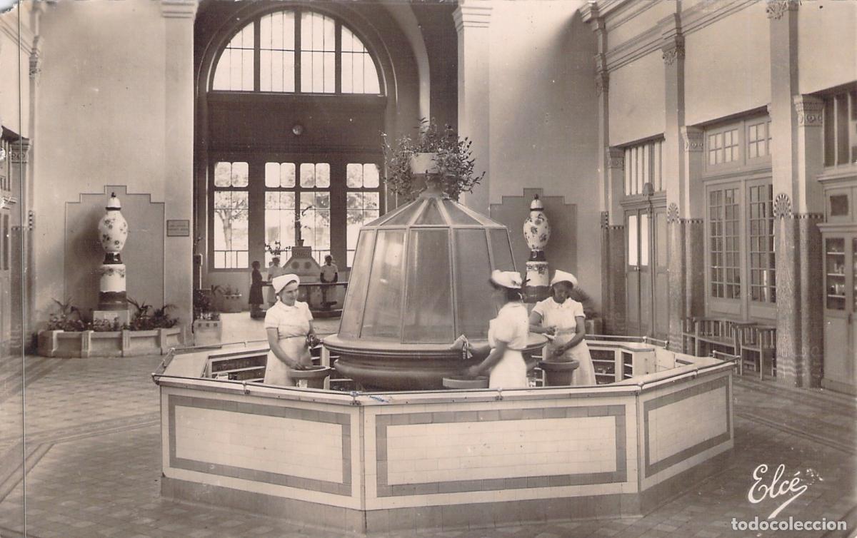 Postcards: Postal de La Bourboule: Interior del Establecimiento Termal La Buvette