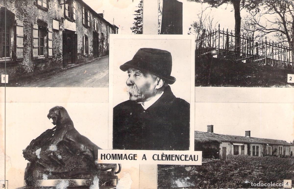 Postcards: Postal Hommage &agrave; Cl&eacute;menceau Vend&eacute;e Francia Fotograf&iacute;a Real