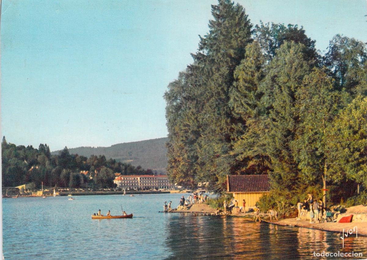 Postales: Postal del Lago de G&eacute;rardmer en los Vosges, Francia