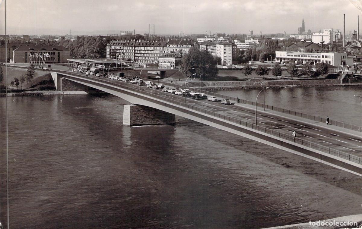 Postales: Postal del Puente de Europa entre Kehl y Estrasburgo
