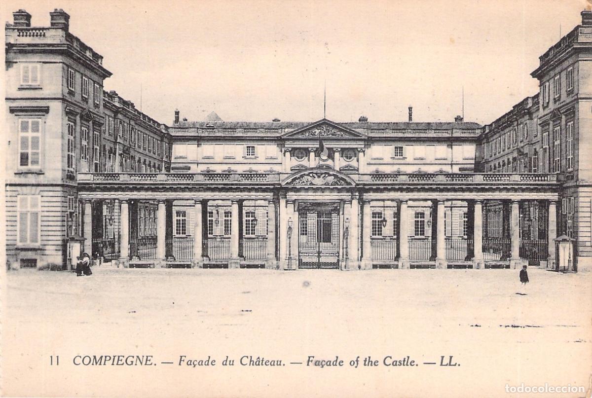 Postcards: Postal Fachada del Castillo de Compi&egrave;gne, Francia
